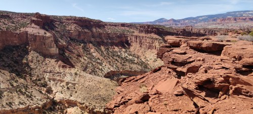 Canyon rouge du Utah, vue panoramique Canyon rouge du Utah, vue panoramique