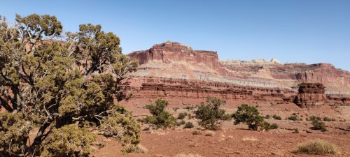 Canyon rouge de Utah, vue panoramique Canyon rouge de Utah, vue panoramique