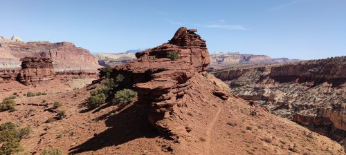 Vue panoramique du canyon rouge, Utah Vue panoramique du canyon rouge, Utah