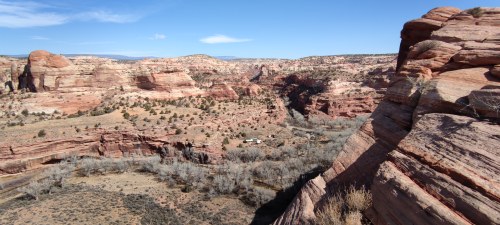Vue sur le canyon de Moab, Utah Vue sur le canyon de Moab, Utah