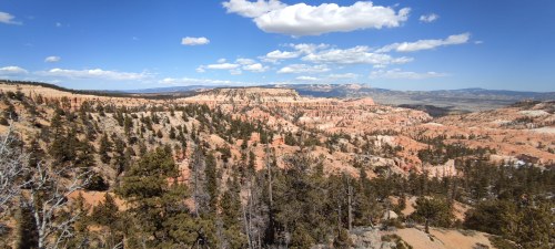 Vue panoramique de Bryce Canyon, Utah Vue panoramique de Bryce Canyon, Utah