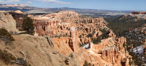 Vue panoramique du Bryce Canyon National Park Vue panoramique du Bryce Canyon National Park
