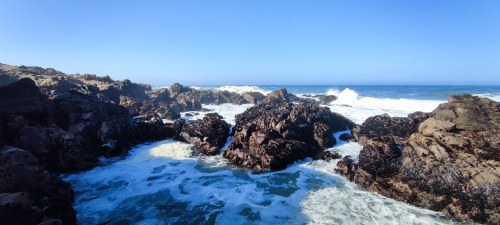 Plage rocheuse de Big Sur, Californie Plage rocheuse de Big Sur, Californie