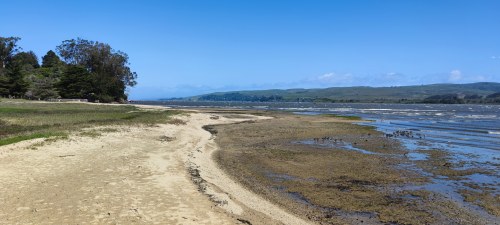 Plage de l'embouchure du Sacramento, Californie Plage de l'embouchure du Sacramento, Californie