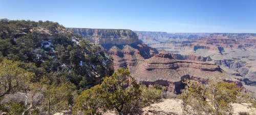 Vue depuis South Kaibab Trail, Grand Canyon Vue depuis South Kaibab Trail, Grand Canyon