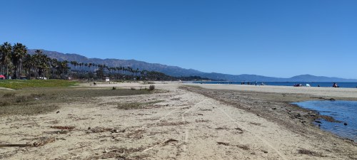 Plage de Santa Barbara, Californie Plage de Santa Barbara, Californie