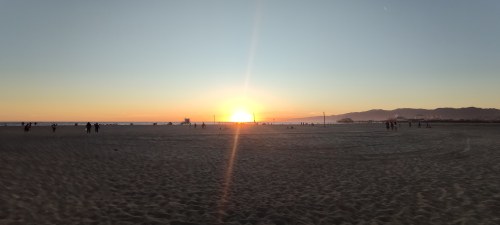 Coucher de soleil à Santa Monica Coucher de soleil à Santa Monica