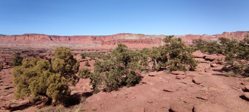 Canyon rouge de Utah, vue panoramique Canyon rouge de Utah, vue panoramique