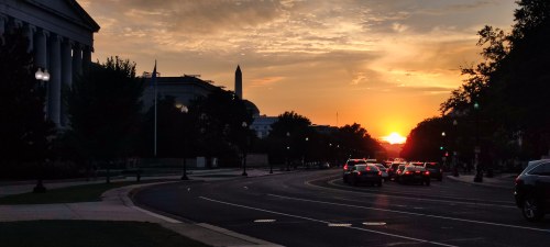 Coucher de soleil sur le Mall, Washington DC Coucher de soleil sur le Mall, Washington DC