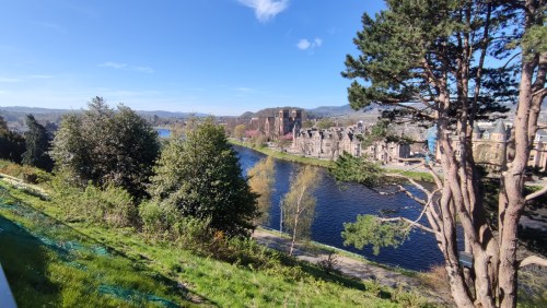 Vue sur Stirling, Écosse Vue sur Stirling, Écosse