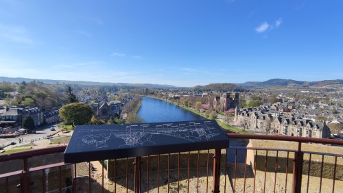 Vue panoramique de Stirling, Écosse Vue panoramique de Stirling, Écosse