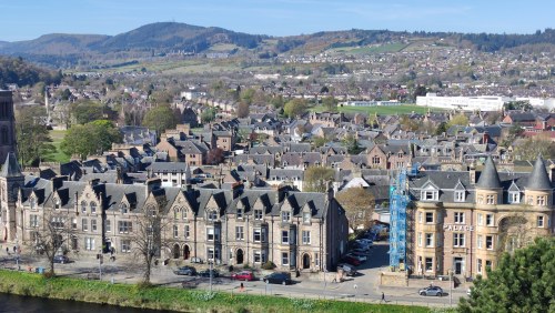Stirling, Écosse – Vue panoramique Stirling, Écosse – Vue panoramique