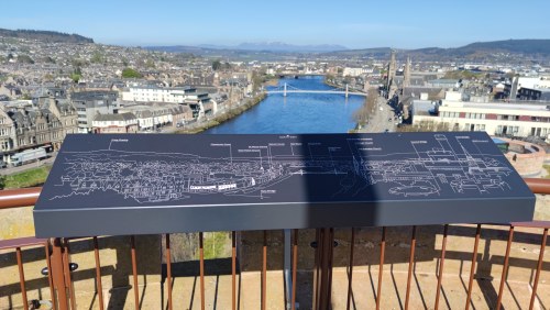 Vue panoramique de Stirling, Écosse Vue panoramique de Stirling, Écosse