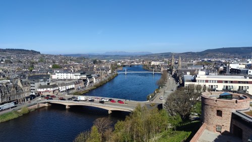 Stirling, Écosse — Vue sur la rivière Forth Stirling, Écosse — Vue sur la rivière Forth
