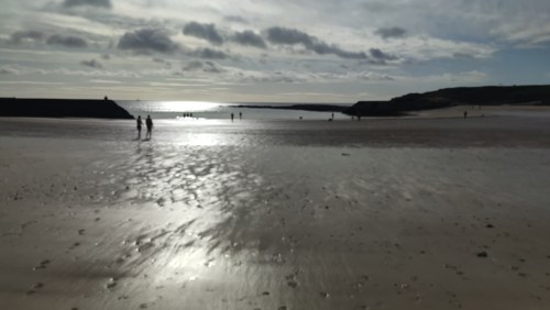 Plage de Crail, Fife, Écosse Plage de Crail, Fife, Écosse