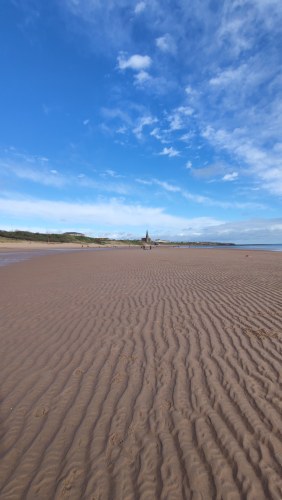 Plage de Crail, Fife, Écosse Plage de Crail, Fife, Écosse