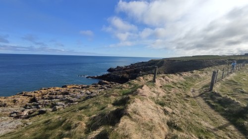 Vue des falaises de l'île d'Arran Vue des falaises de l'île d'Arran