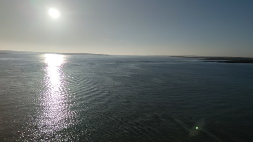 Vue aérienne du Firth of Forth, Écosse Vue aérienne du Firth of Forth, Écosse