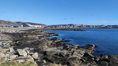 Abords rocheux de Sea Road, Lerwick Abords rocheux de Sea Road, Lerwick