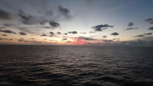 Coucher de soleil sur le Golfe du Mexique