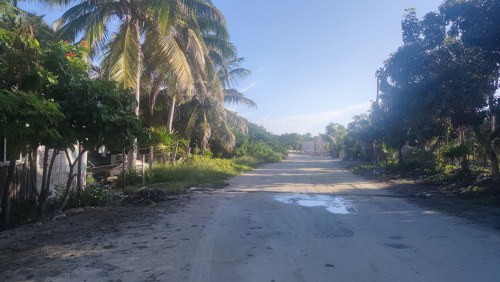Route de campagne à Cancún