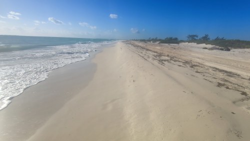 Plage sauvage du Golfe du Mexique