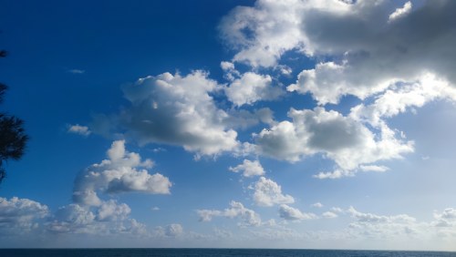 Ciel et mer au Golfe du Mexique