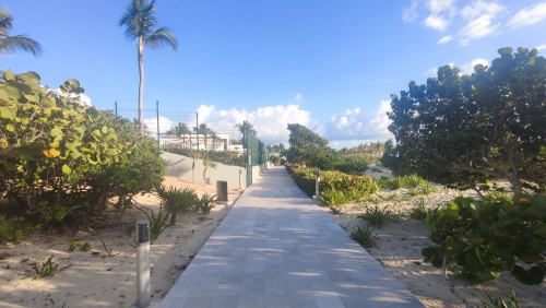 Isla Mujeres, Cancún - Allée vers la plage de Key Largo