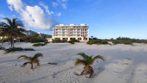 Cancún, Mexique - Hôtel au bord du sable blanc