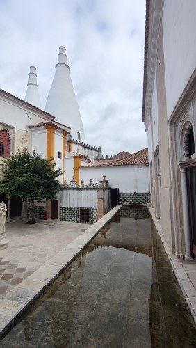 Sintra, Portugal - Cour intérieure du Palais Nacional