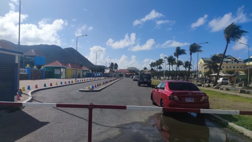 Saint-Martin - Entrée colorée de Philipsburg