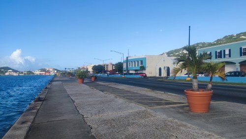 Promenade maritime à Philipsburg