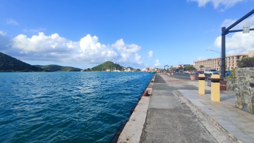 Vue de Philipsburg, Saint-Martin