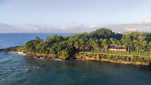 Pointe verdoyante près de Cartagena