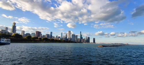 Chicago, vue panoramique du lac Chicago, vue panoramique du lac