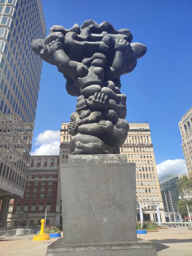 Statue du gouvernement du peuple à Philadelphie Statue du gouvernement du peuple à Philadelphie