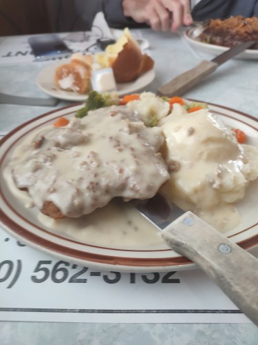 SR 9, Howe - Repas américain dans un diner SR 9, Howe - Repas américain dans un diner
