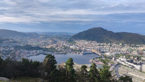 Vue panoramique de Bergen Vue panoramique de Bergen
