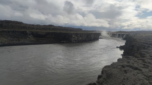 Cascade de Dettifoss en Islande Cascade de Dettifoss en Islande