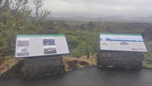 Landgræðsla à Dimmuborgir Landgræðsla à Dimmuborgir