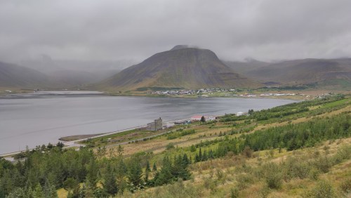 Vue sur le fjord d'Islande