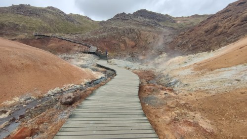 Sentier géothermique en Islande Sentier géothermique en Islande