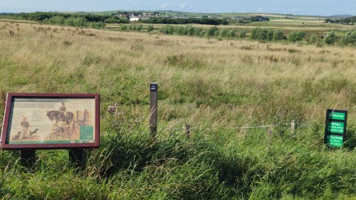 Début du Crantit Trail à Kirkwall Début du Crantit Trail à Kirkwall
