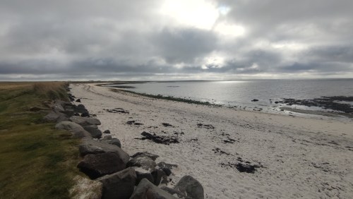 Plage sauvage de l'Islande Plage sauvage de l'Islande